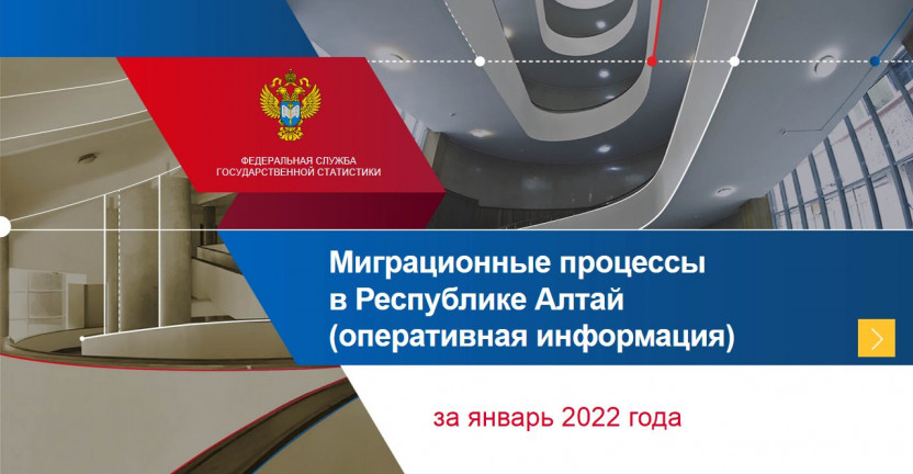 Миграционные процессы в Республике Алтай (оперативная информация) за январь 2022 года